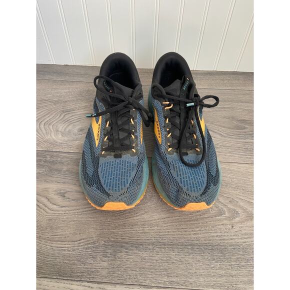 Brooks REVEL 7 Tennis Shoes men's 10.5 Running/Walk Blue/Orange/Black, Athletic - Picture 5 of 8